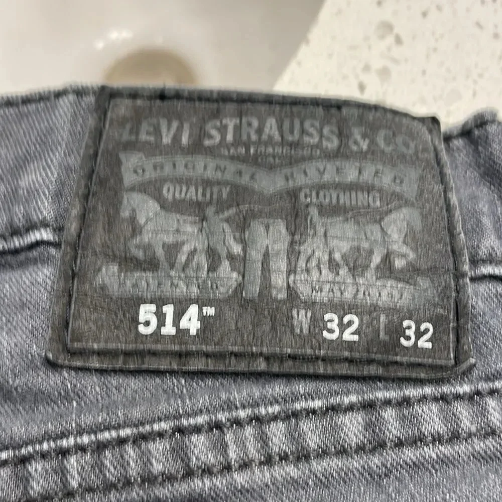 Levi’s Mens grey 514 jeans